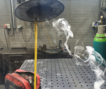BLK BOX weld fume extraction in factory